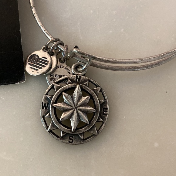 Alex and Ani Compass Charm Bracelet - Picture 2 of 9